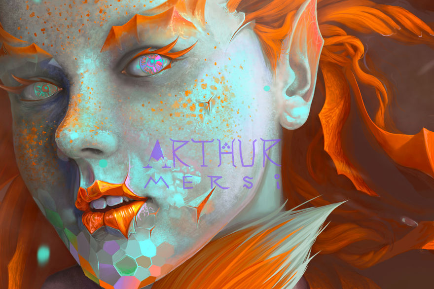 It Took Me 8 Days Of Hard Work To Create The Drawing Of The Autumn Freckles