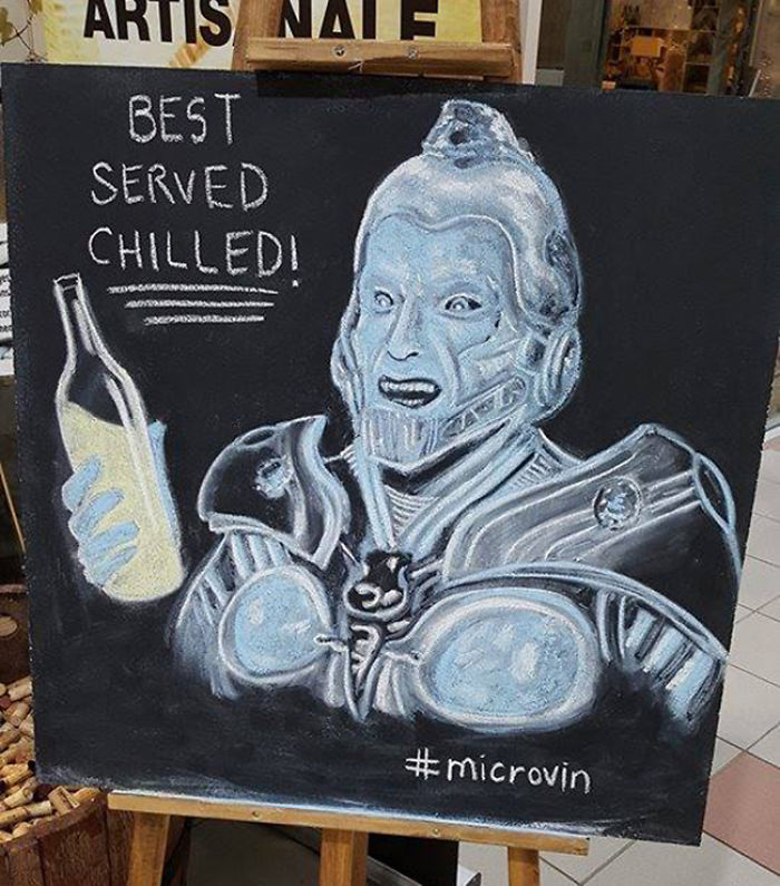 The Microbrewery Next To Where I Work Always Has The Best Chalk-Drawing Ads The Microbrewery Next To Where I Work Always Has The Best Chalk-Drawing Ads