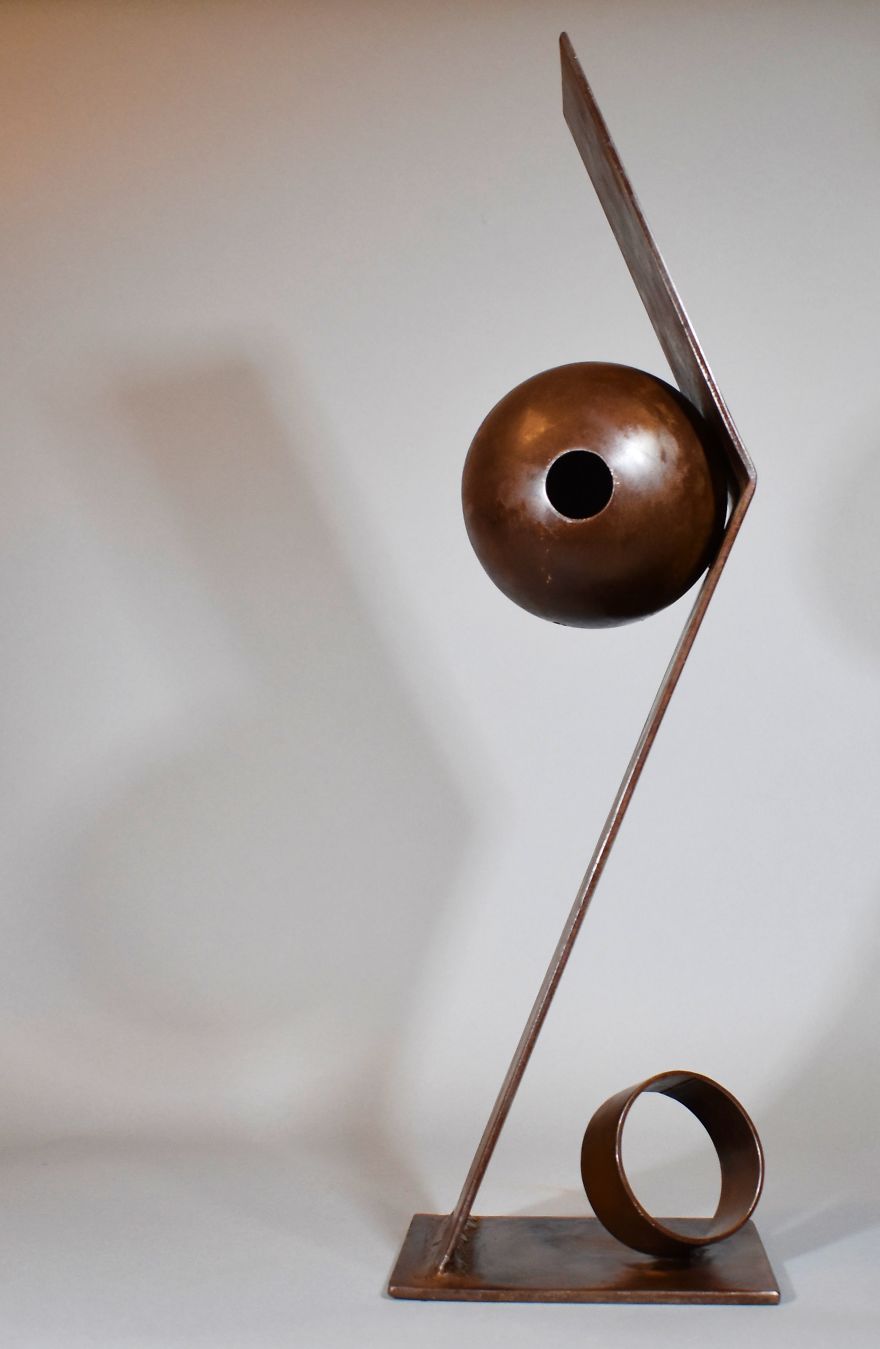 As An Artist Of Nature, Going From Canvas To Steel Sculptured Bird Houses Has Opened A Whole New Set Of Doors