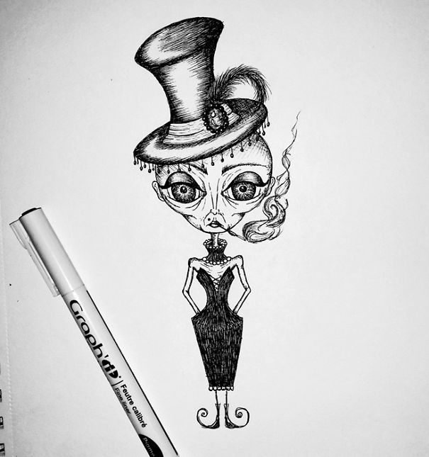 Creepy Surreal Inks That I Create Creepy Surreal Inks That I Create