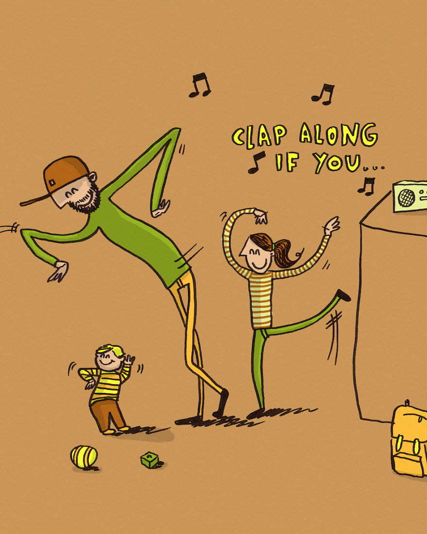 I’m A Dad Who Went On Paternity Leave, So I Decided To Illustrate Every Weird And Fun Situation I’m A Dad Who Went On Paternity Leave, So I Decided To Illustrate Every Weird And Fun Situation