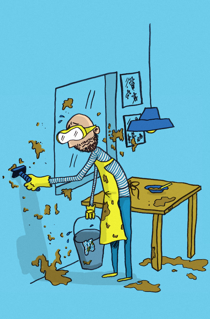 I’m A Dad Who Went On Paternity Leave, So I Decided To Illustrate Every Weird And Fun Situation I’m A Dad Who Went On Paternity Leave, So I Decided To Illustrate Every Weird And Fun Situation