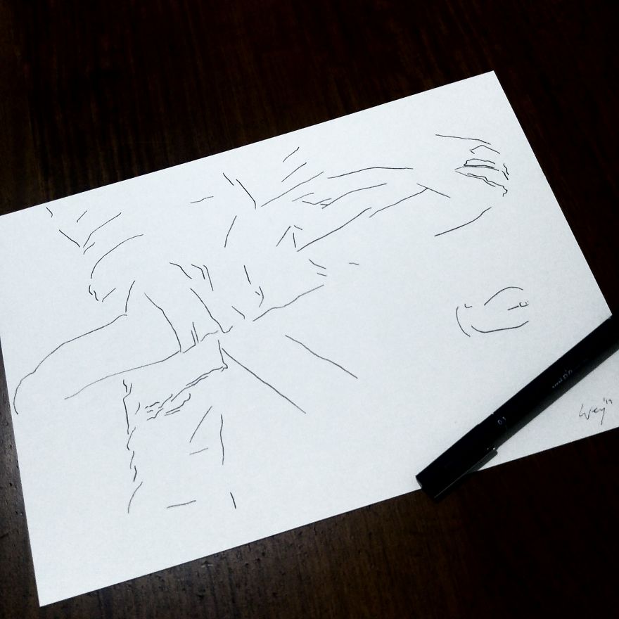 I Create Minimalist Illustrations Of Me & My Friends I Create Minimalist Illustrations Of Me & My Friends