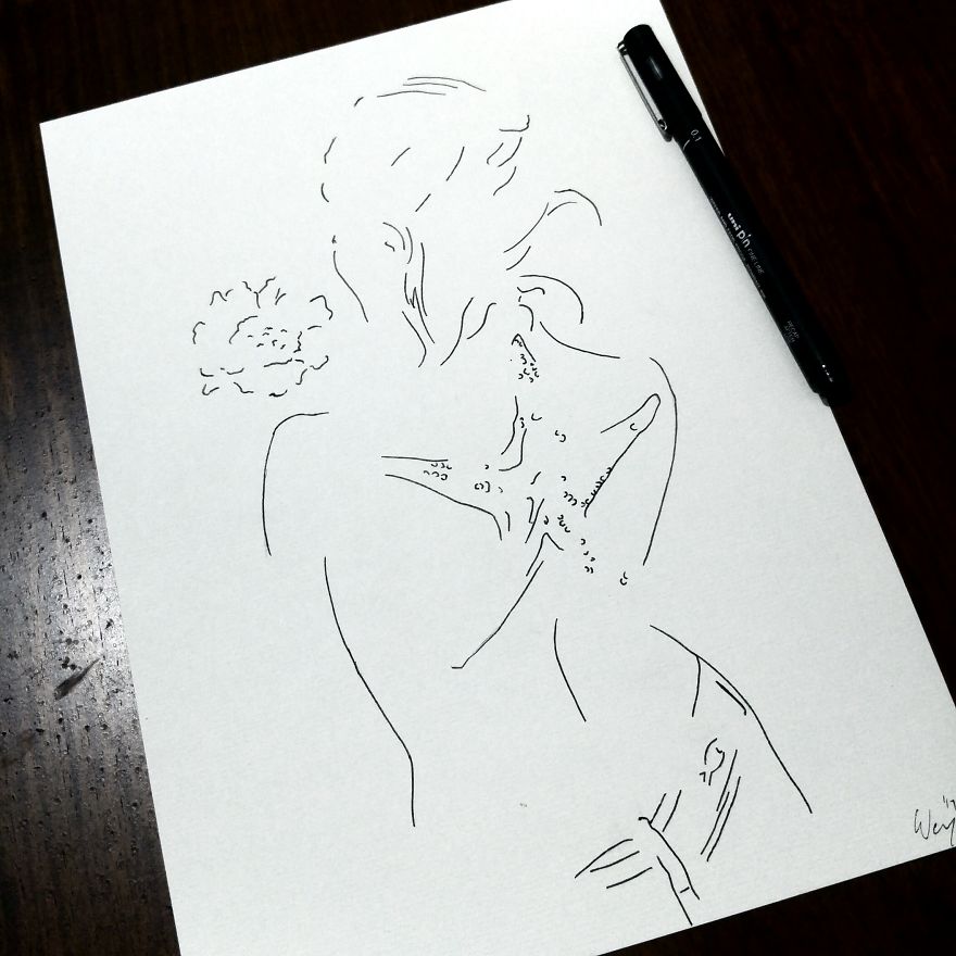 I Create Minimalist Illustrations Of Me & My Friends I Create Minimalist Illustrations Of Me & My Friends