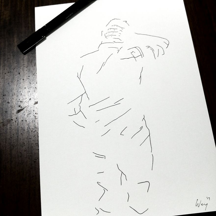 I Create Minimalist Illustrations Of Me & My Friends I Create Minimalist Illustrations Of Me & My Friends