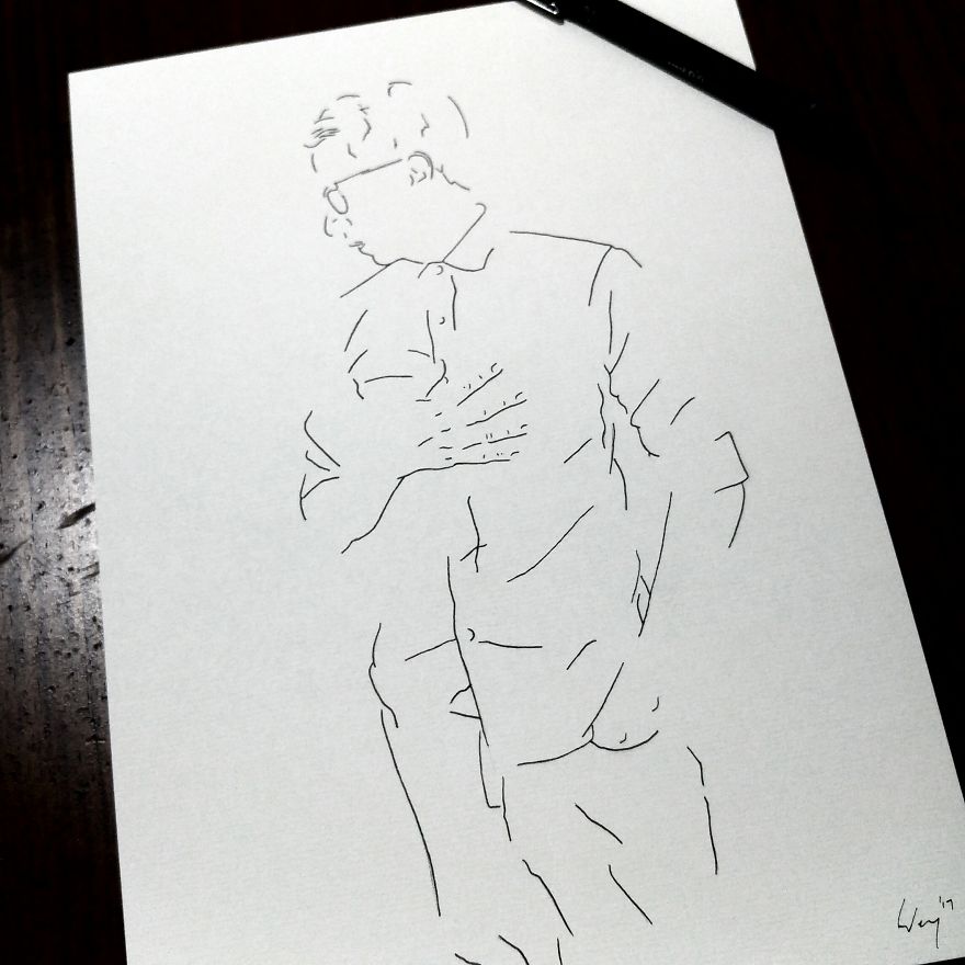 I Create Minimalist Illustrations Of Me & My Friends I Create Minimalist Illustrations Of Me & My Friends