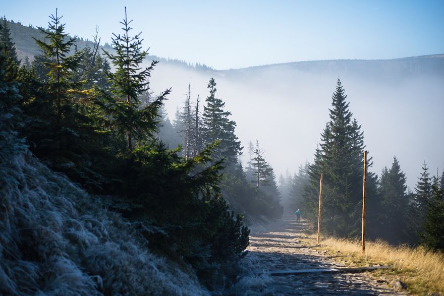 Incredible Temperature Inversion In The Karkonosze Mountains