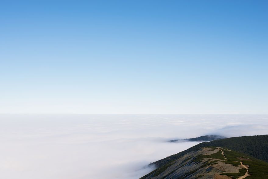 Incredible Temperature Inversion In The Karkonosze Mountains