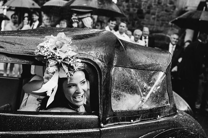 Award Winning Photographs Show The Excitement Of The Bride And Groom On A Great Wedding Day