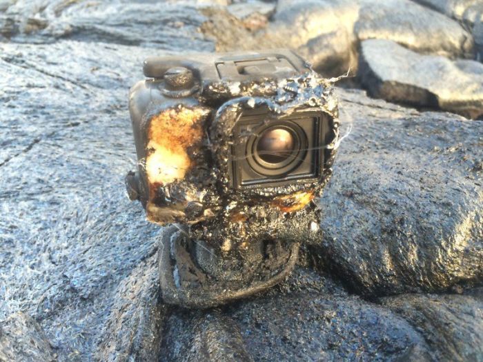Camera Gopro Bathed In Lava And Shot Incredible Images Camera Gopro Bathed In Lava And Shot Incredible Images