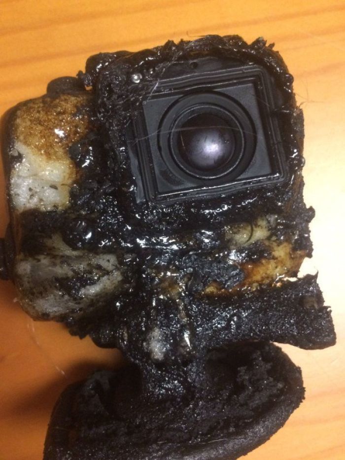 Camera Gopro Bathed In Lava And Shot Incredible Images Camera Gopro Bathed In Lava And Shot Incredible Images