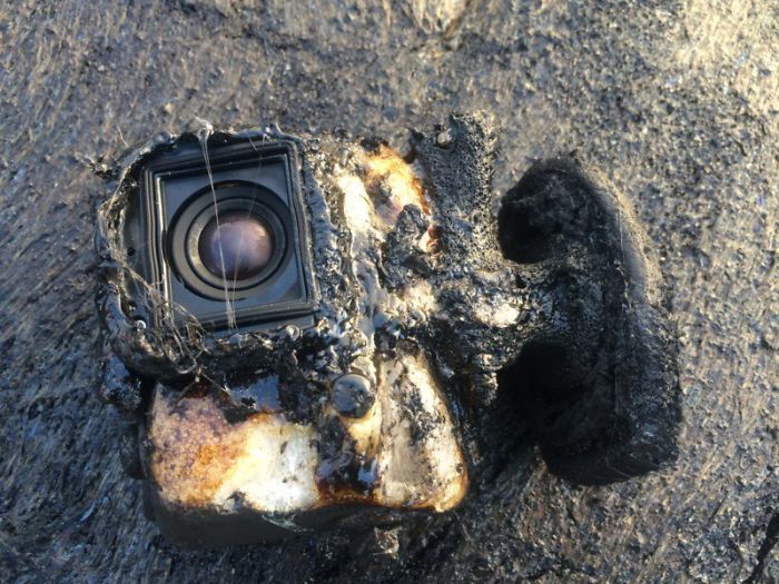 Camera Gopro Bathed In Lava And Shot Incredible Images Camera Gopro Bathed In Lava And Shot Incredible Images