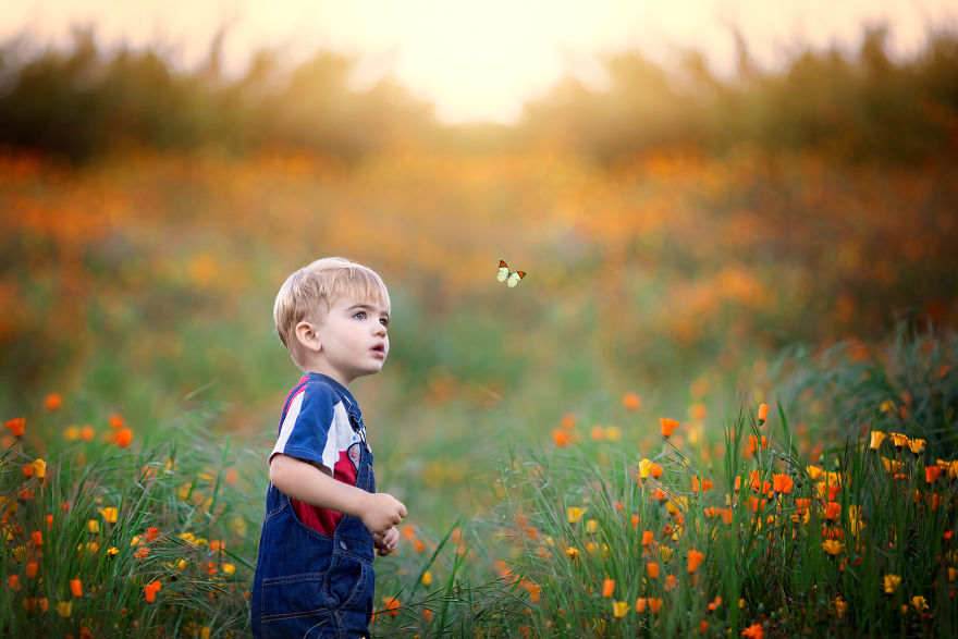 Photographer Uses Butterflies To Create A New Mini Photo Series Out Of Old &#8220;Unusable&#8221; Images