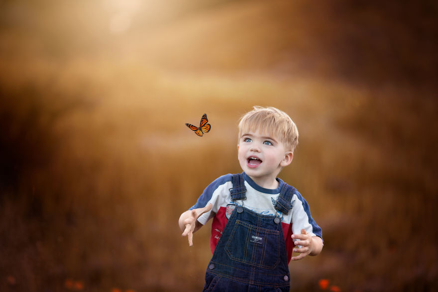 Photographer Uses Butterflies To Create A New Mini Photo Series Out Of Old &#8220;Unusable&#8221; Images