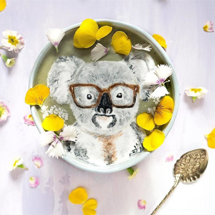 Woman Paints On Her Smoothie Bowls Using Natural Ingredients And The Result Is Too Pretty To Eat Woman Paints On Her Smoothie Bowls Using Natural Ingredients And The Result Is Too Pretty To Eat