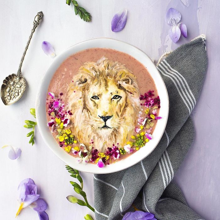 Woman Paints On Her Smoothie Bowls Using Natural Ingredients And The Result Is Too Pretty To Eat Woman Paints On Her Smoothie Bowls Using Natural Ingredients And The Result Is Too Pretty To Eat