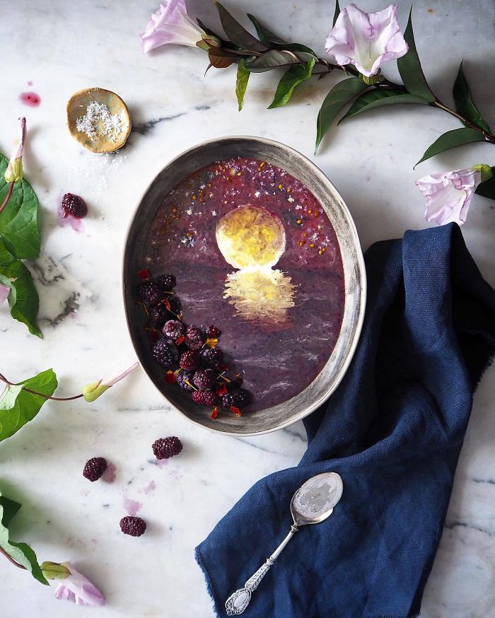 Woman Paints On Her Smoothie Bowls Using Natural Ingredients And The Result Is Too Pretty To Eat Woman Paints On Her Smoothie Bowls Using Natural Ingredients And The Result Is Too Pretty To Eat