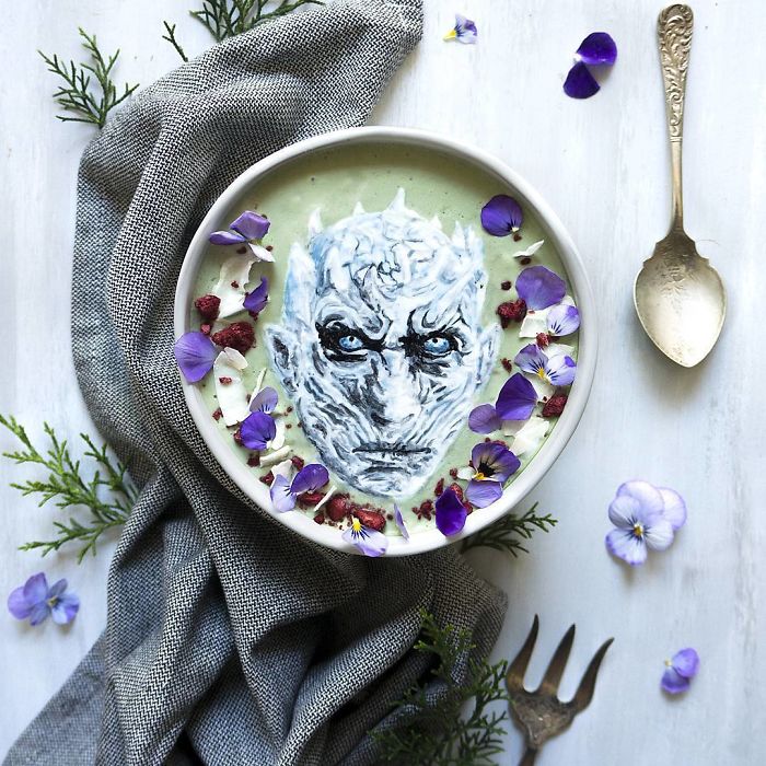 Woman Paints On Her Smoothie Bowls Using Natural Ingredients And The Result Is Too Pretty To Eat Woman Paints On Her Smoothie Bowls Using Natural Ingredients And The Result Is Too Pretty To Eat