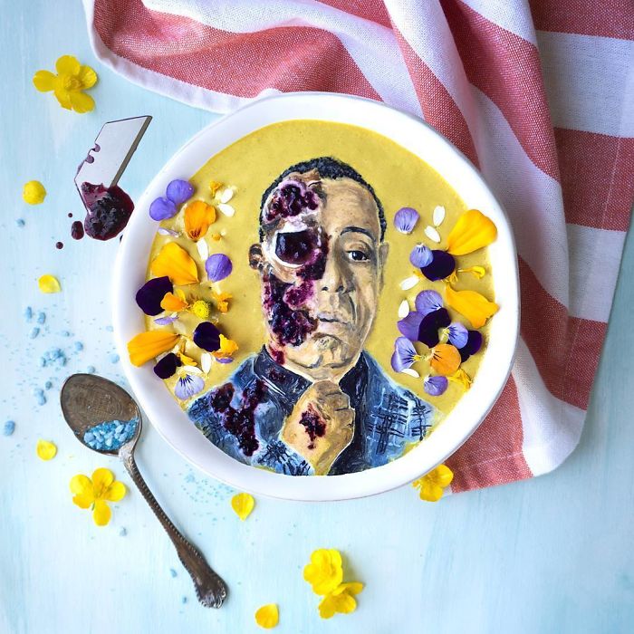 Woman Paints On Her Smoothie Bowls Using Natural Ingredients And The Result Is Too Pretty To Eat Woman Paints On Her Smoothie Bowls Using Natural Ingredients And The Result Is Too Pretty To Eat