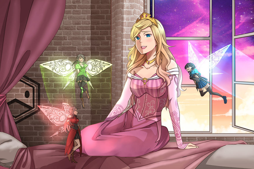 What If Disney Cartoons Were Anime? Artist Shows What It Would Look Like In Incredible Illustrations What If Disney Cartoons Were Anime? Artist Shows What It Would Look Like In Incredible Illustrations