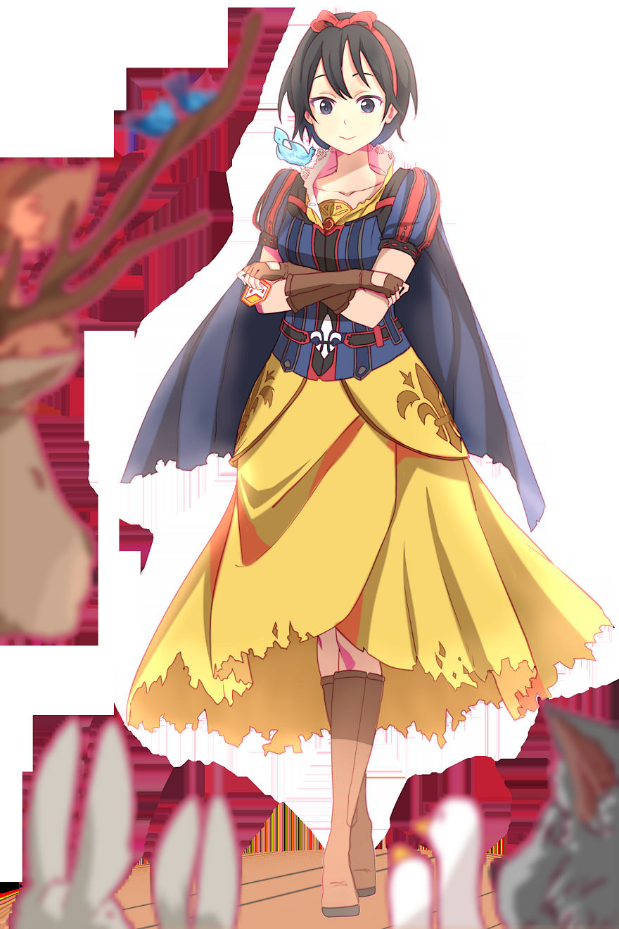 What If Disney Cartoons Were Anime? Artist Shows What It Would Look Like In Incredible Illustrations What If Disney Cartoons Were Anime? Artist Shows What It Would Look Like In Incredible Illustrations