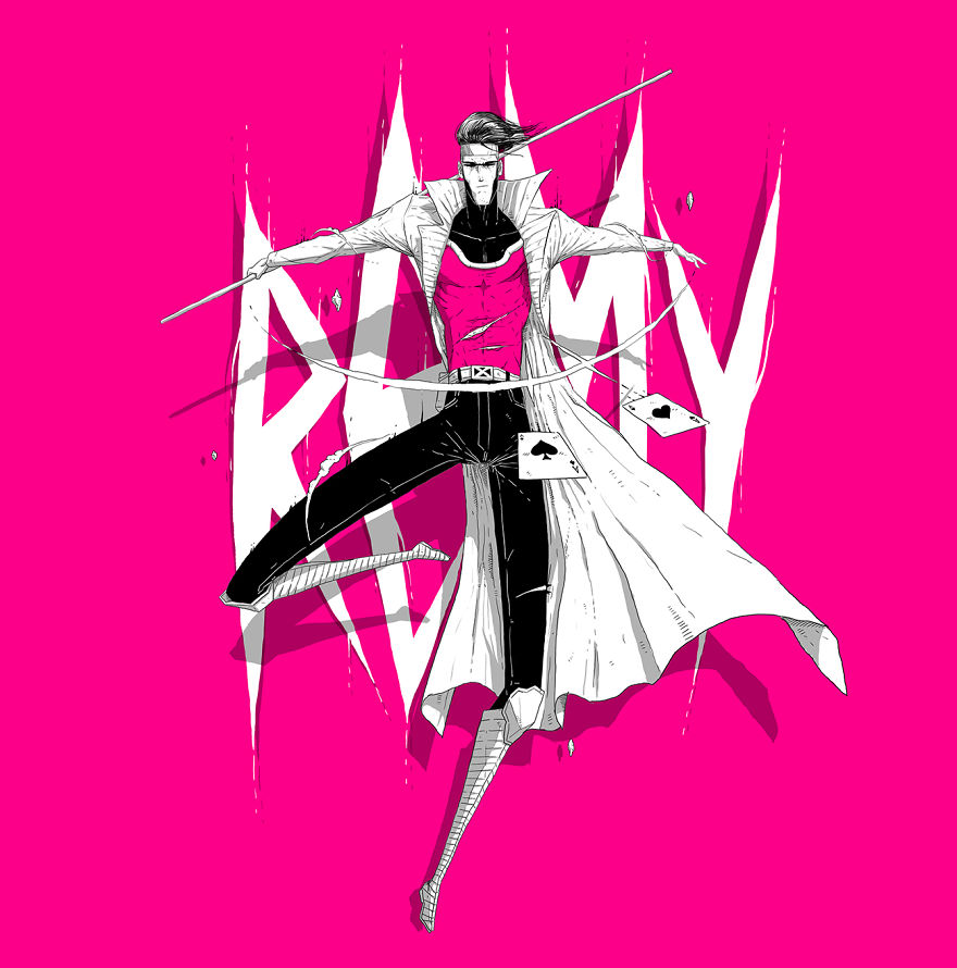 I Love The X-Men So I Illustrated Them In My Own Style