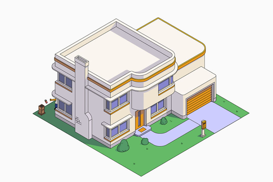 This Is What Would Happen If Homer Simpson Hired Architects To Build His House This Is What Would Happen If Homer Simpson Hired Architects To Build His House