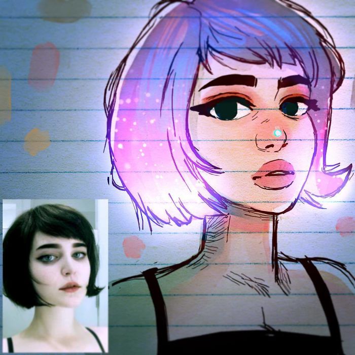Illustrator Turns Strangers Into Manga-Like Characters, And The Result Is Pretty Awesome Illustrator Turns Strangers Into Manga-Like Characters, And The Result Is Pretty Awesome