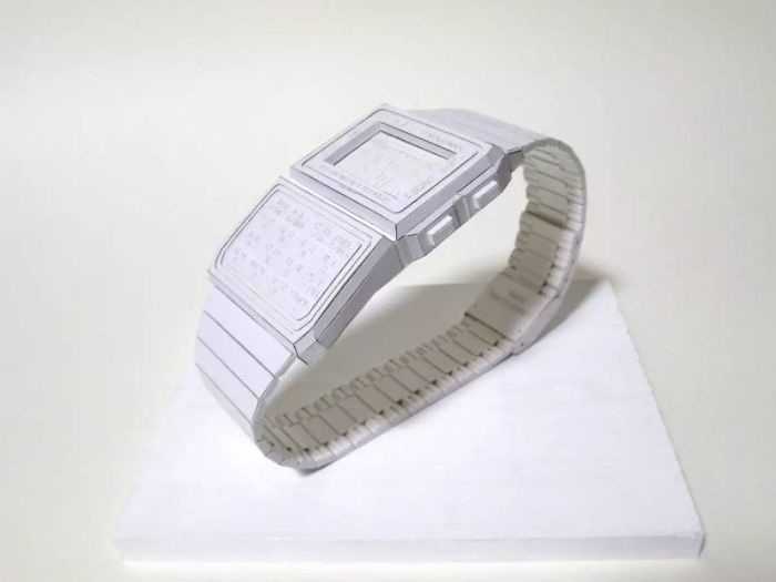 Japanese Artist Makes Incredibly Detailed Paper Watches That Look Like They Were 3d Printed Japanese Artist Makes Incredibly Detailed Paper Watches That Look Like They Were 3d Printed