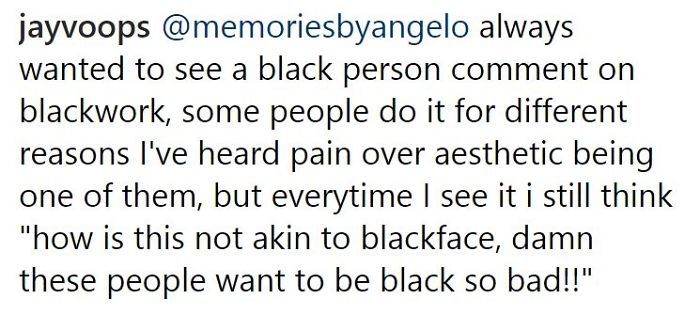 Tattoo Artist Gets Accused Of Racism For Tattooing Her Entire Body In Black Tattoo Artist Gets Accused Of Racism For Tattooing Her Entire Body In Black