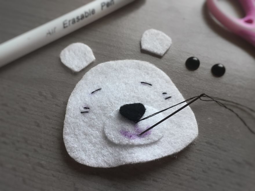 How To Sew A Felt Polar Bear Explained In 12 Simple Steps How To Sew A Felt Polar Bear Explained In 12 Simple Steps