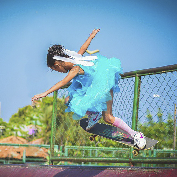 Little Brazilian Girl Goes Viral After Landing Unbelievable Tricks On Her Skateboard While Dressed As A Fairy Princess Little Brazilian Girl Goes Viral After Landing Unbelievable Tricks On Her Skateboard While Dressed As A Fairy Princess