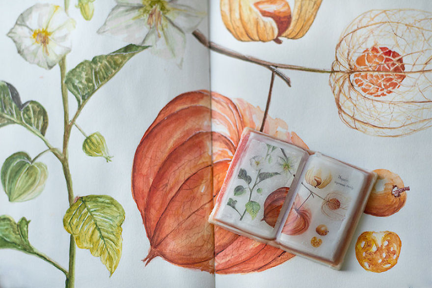 I’ve Combined My Two Hobbies – Watercolor Painting And Soap Making – Into One I’ve Combined My Two Hobbies – Watercolor Painting And Soap Making – Into One