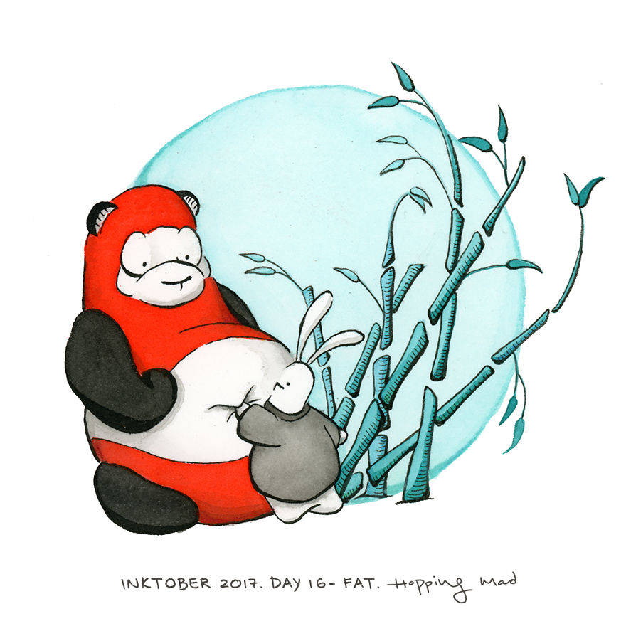 I Didn&#8217;t Let An Injured Hand Stop Me From Completing Inktober