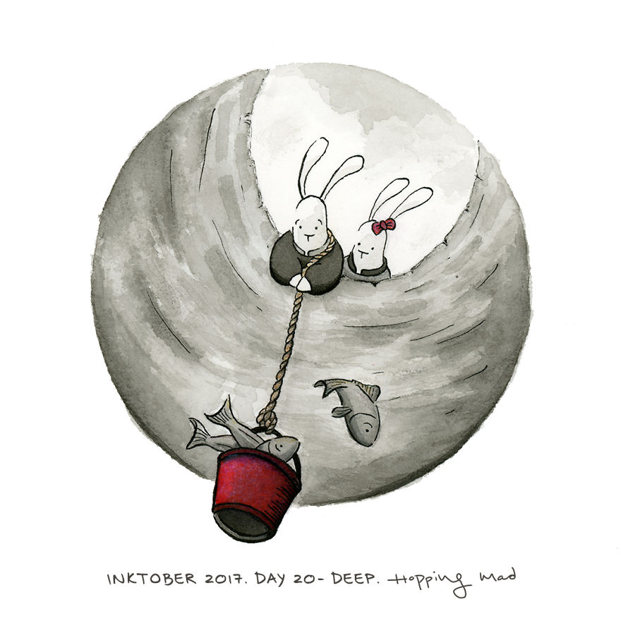 I Didn&#8217;t Let An Injured Hand Stop Me From Completing Inktober