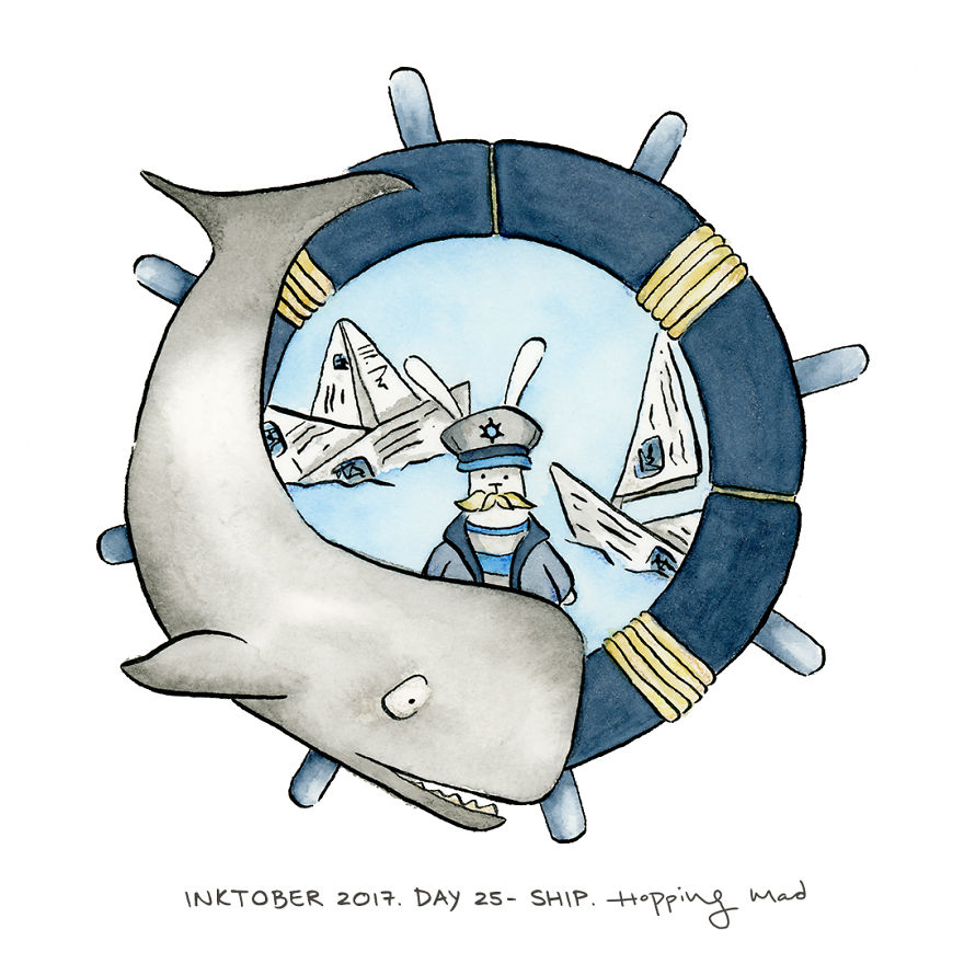 I Didn&#8217;t Let An Injured Hand Stop Me From Completing Inktober