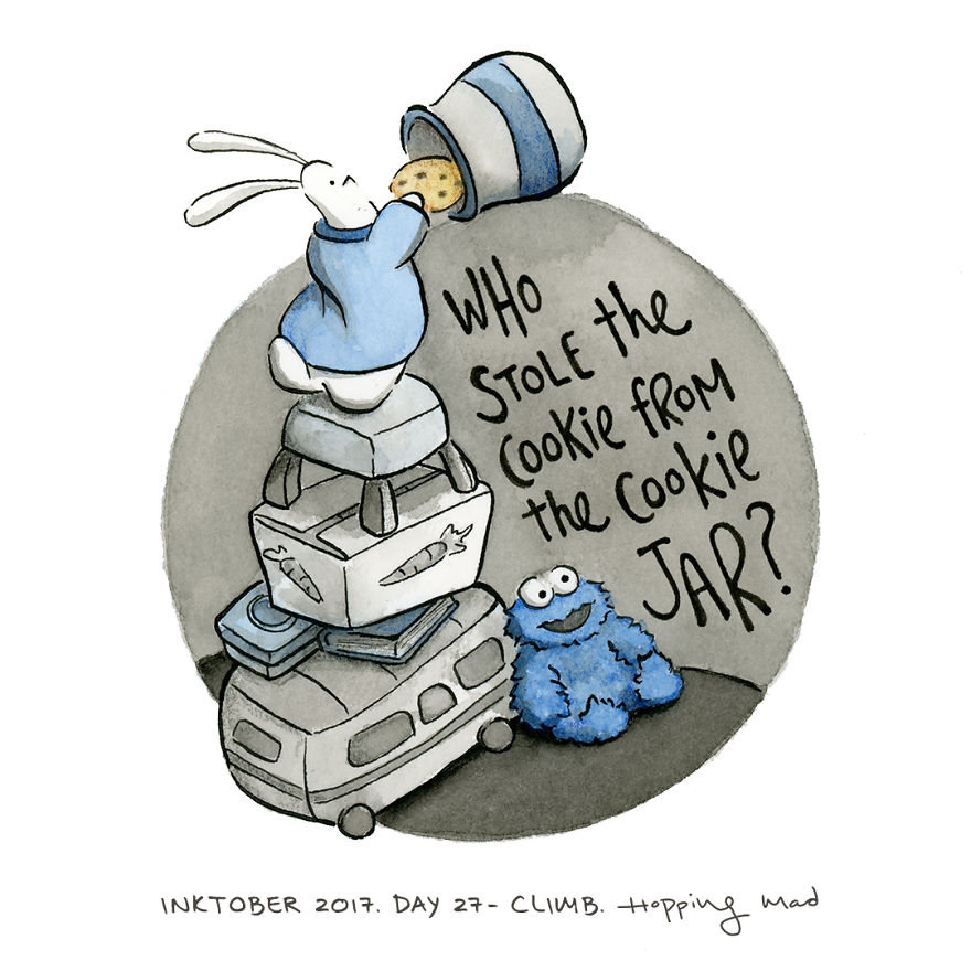 I Didn&#8217;t Let An Injured Hand Stop Me From Completing Inktober