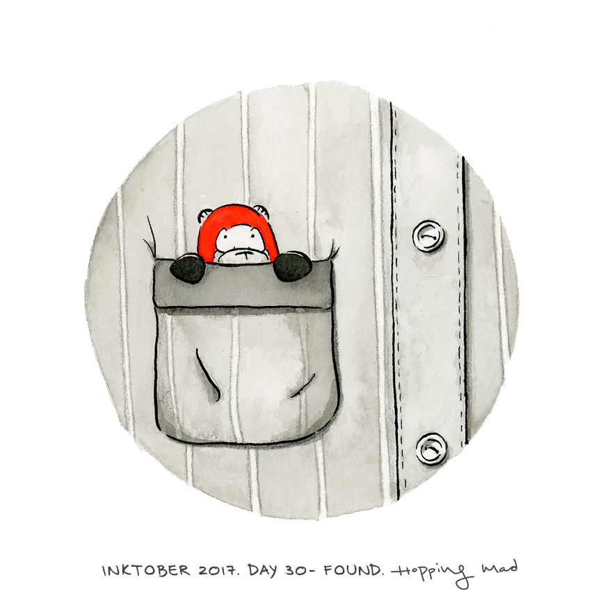 I Didn&#8217;t Let An Injured Hand Stop Me From Completing Inktober