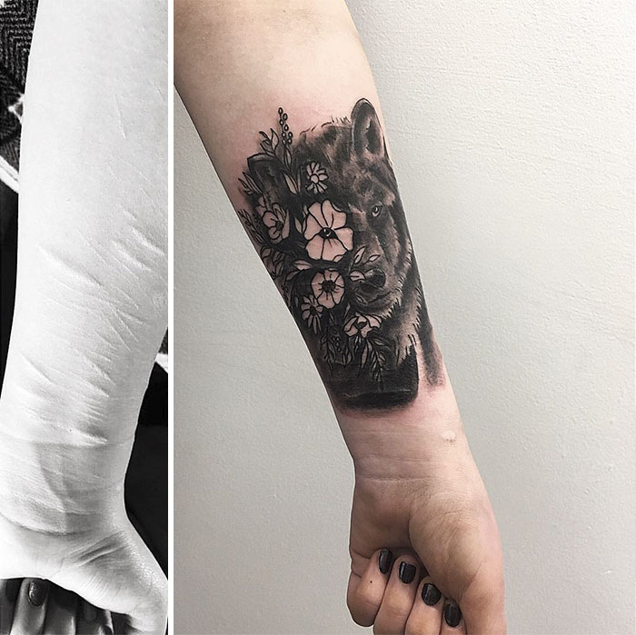 19-Year-Old Wanted To Cover Up Her Self-Harm Scars But All Tattoo Artists Refused To Help. Except One 19-Year-Old Wanted To Cover Up Her Self-Harm Scars But All Tattoo Artists Refused To Help. Except One