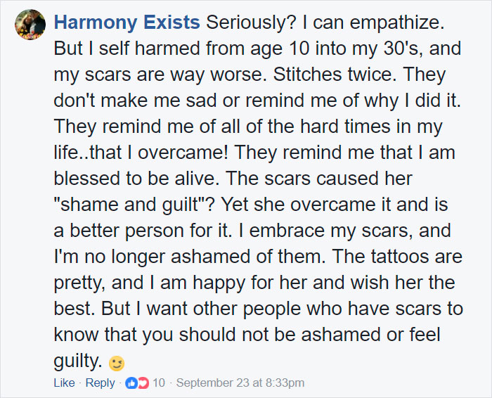 19-Year-Old Wanted To Cover Up Her Self-Harm Scars But All Tattoo Artists Refused To Help. Except One 19-Year-Old Wanted To Cover Up Her Self-Harm Scars But All Tattoo Artists Refused To Help. Except One
