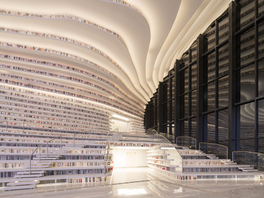 China Opens World’s Coolest Library With 1.2 Million Books, And Its Interior Will Take Your Breath Away China Opens World’s Coolest Library With 1.2 Million Books, And Its Interior Will Take Your Breath Away