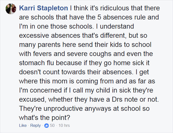 Stop Bringing Sick Kids To School: Furious Mom Shows What Could Happen To Other Kids Stop Bringing Sick Kids To School: Furious Mom Shows What Could Happen To Other Kids