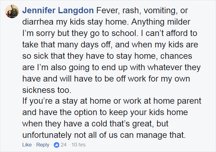 Stop Bringing Sick Kids To School: Furious Mom Shows What Could Happen To Other Kids Stop Bringing Sick Kids To School: Furious Mom Shows What Could Happen To Other Kids
