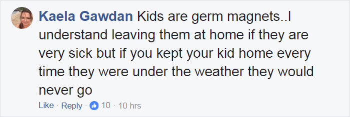 Stop Bringing Sick Kids To School: Furious Mom Shows What Could Happen To Other Kids Stop Bringing Sick Kids To School: Furious Mom Shows What Could Happen To Other Kids