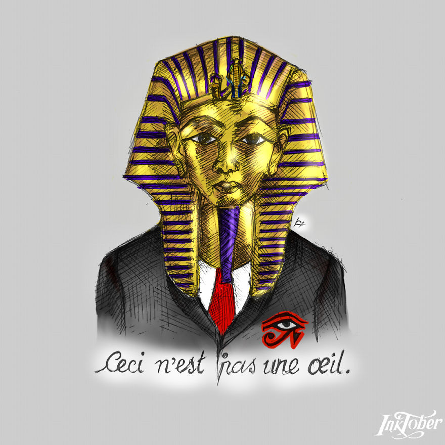 I Made Illustrations Using Elements Of Surrealism, Visual Metaphor, And Juxtaposition