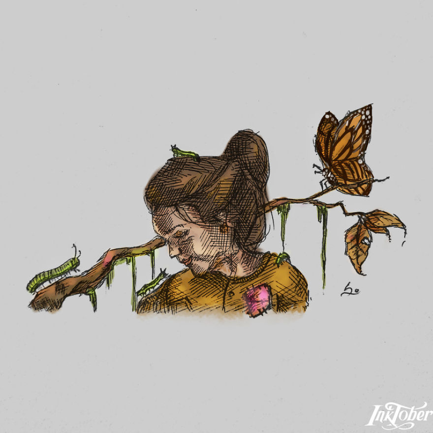 I Made Illustrations Using Elements Of Surrealism, Visual Metaphor, And Juxtaposition