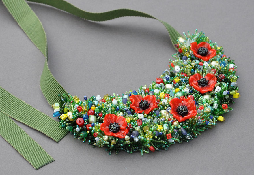 Beaded Coral Reefs And Meadows: Creative Jewelry By Elizaveta Sorensen Beaded Coral Reefs And Meadows: Creative Jewelry By Elizaveta Sorensen