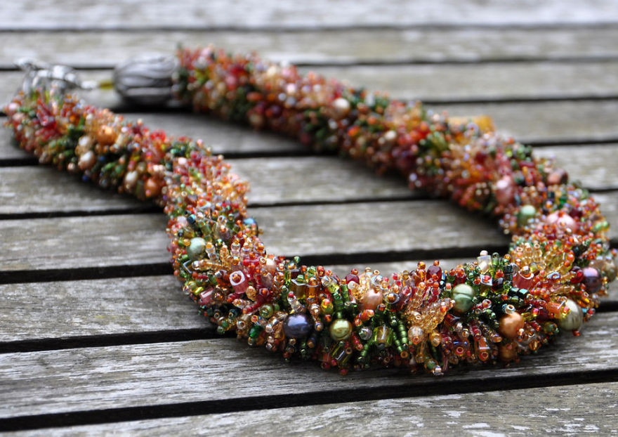 Beaded Coral Reefs And Meadows: Creative Jewelry By Elizaveta Sorensen Beaded Coral Reefs And Meadows: Creative Jewelry By Elizaveta Sorensen