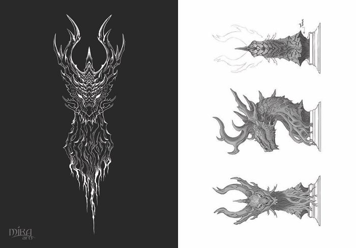 We Sculpted A Forest Dragon In Summer But Winter Came… We Sculpted A Forest Dragon In Summer But Winter Came…