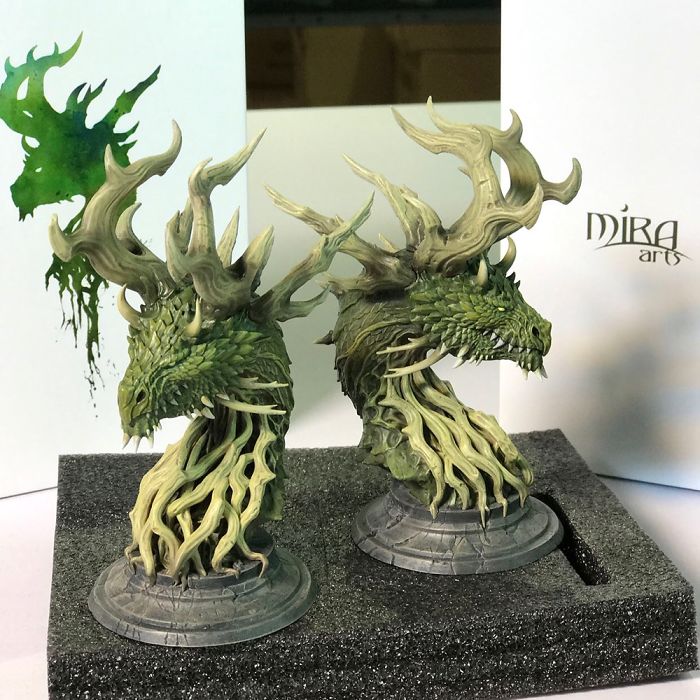 We Sculpted A Forest Dragon In Summer But Winter Came… We Sculpted A Forest Dragon In Summer But Winter Came…